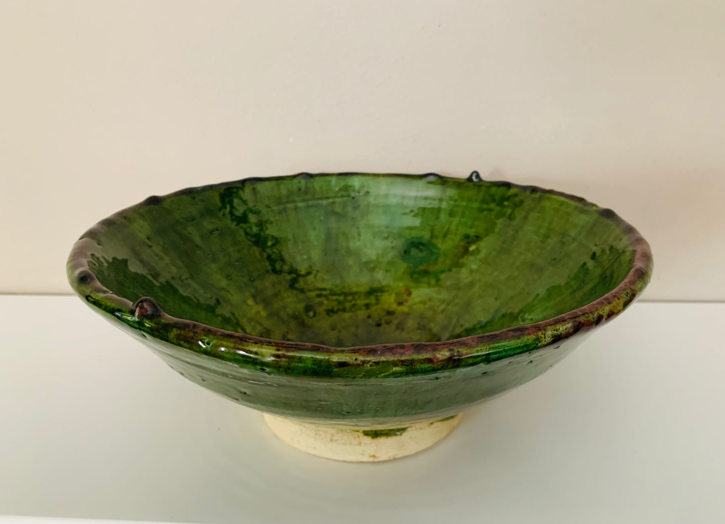 Moroccan Tamegroute Ceramic Bowl Handmade