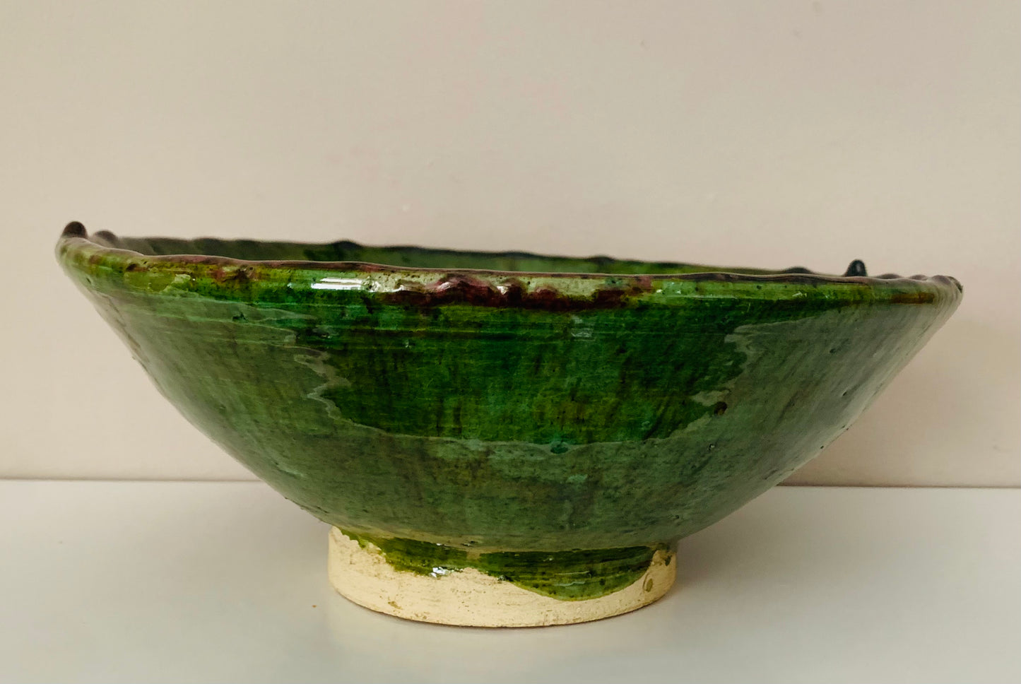 Moroccan Tamegroute Ceramic Bowl Handmade