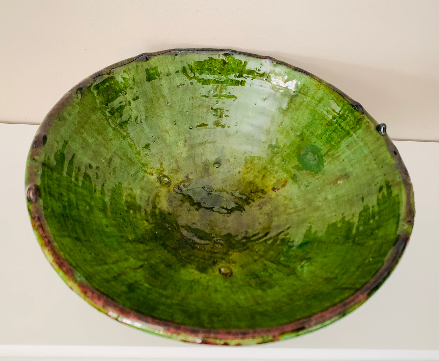 Moroccan Tamegroute Ceramic Bowl Handmade