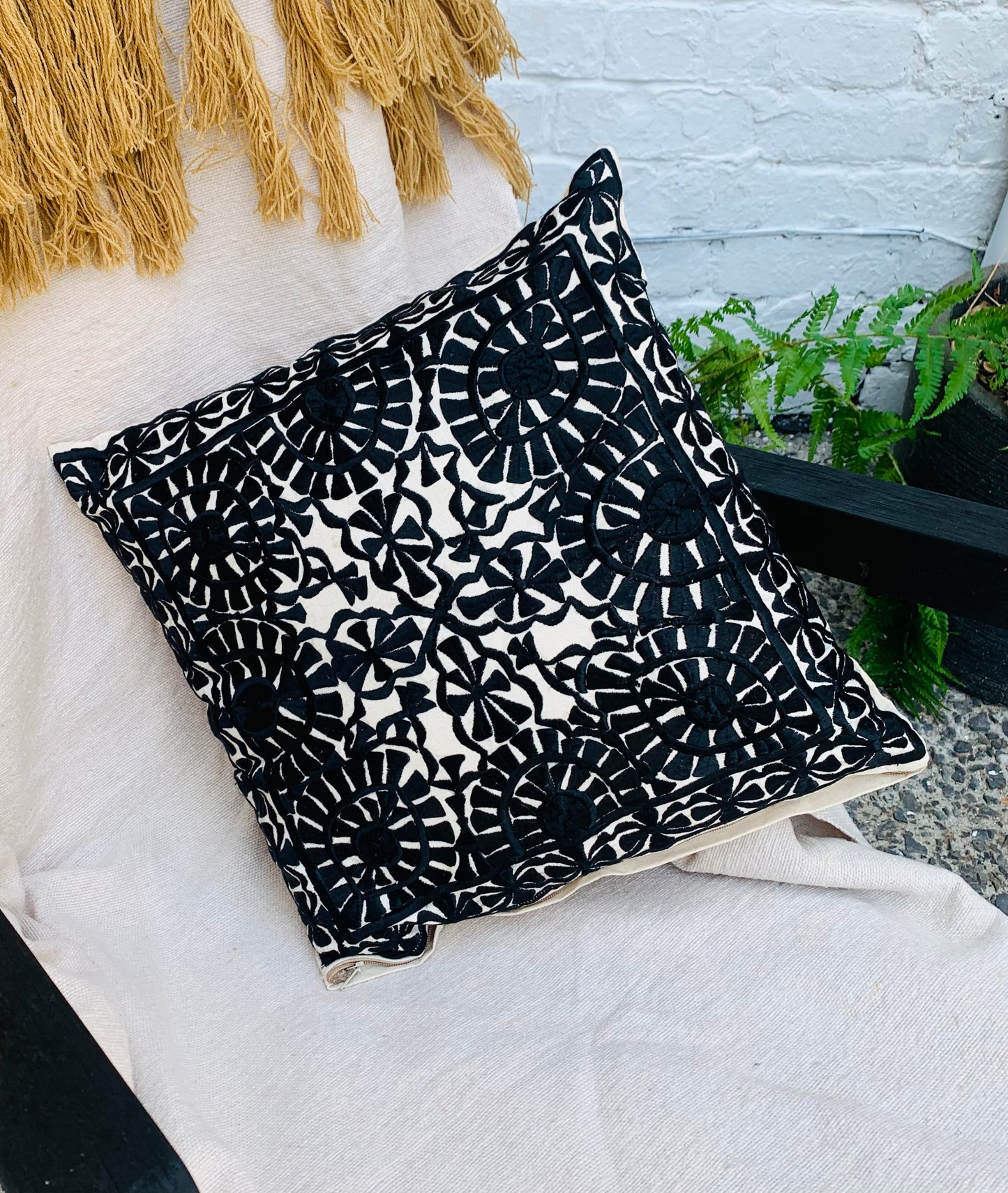 Moroccan Embroidered Cushion