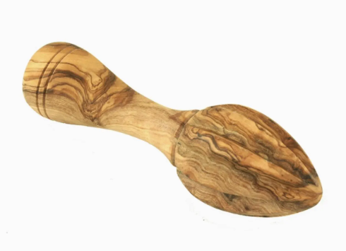 Olive Wood Citrus Squeezer, Handmade Wooden Lemon Juicer, Handheld Citrus Reamer, Rustic Kitchen Bar Tool