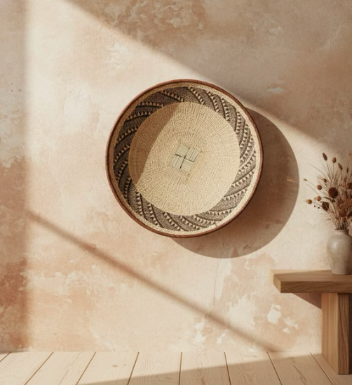 Hand-Woven Sweet Grass Basket